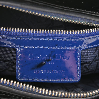 Christian Dior Patent Cannage Medium Lady Dior Black 6 of 9