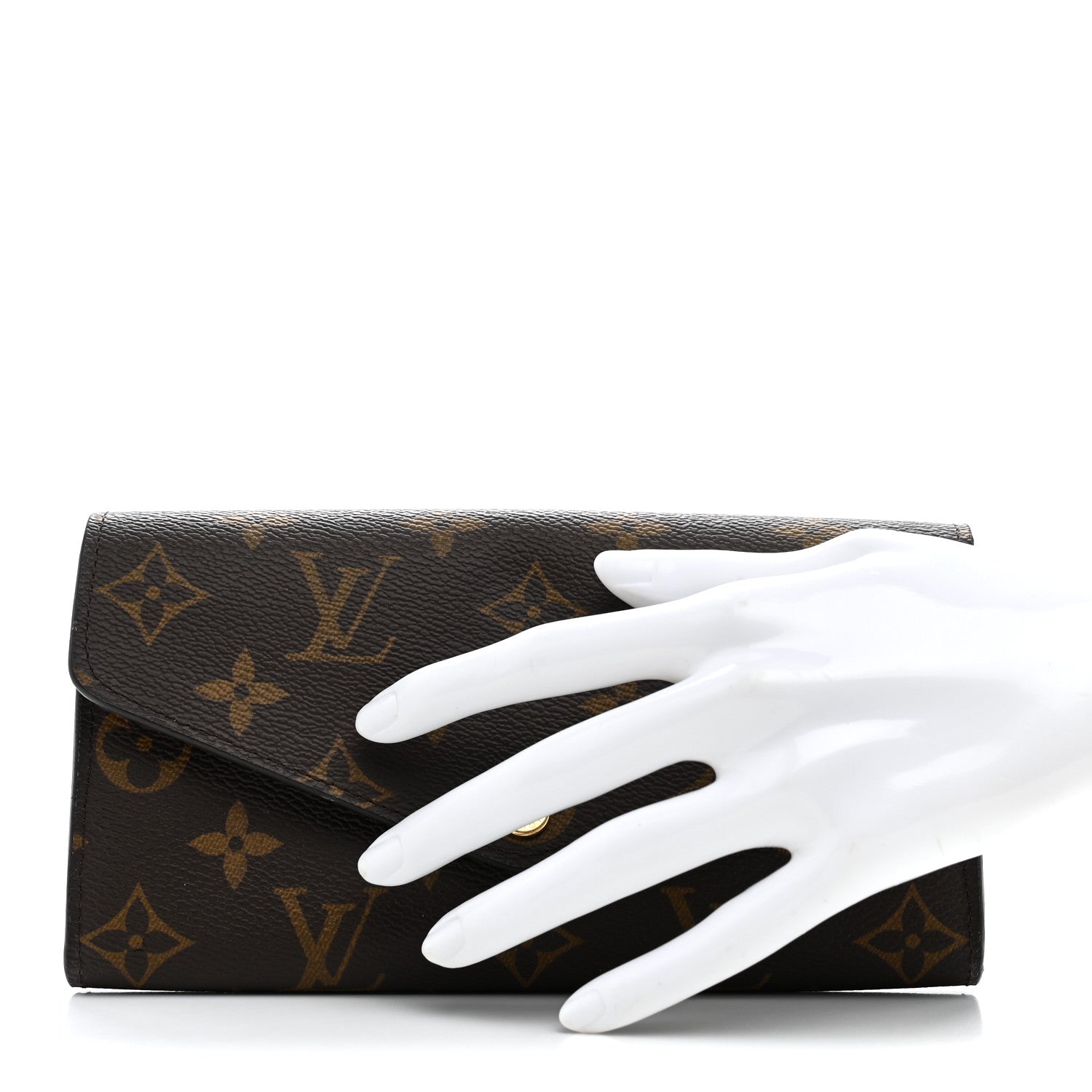 Louis Vuitton Monogram Sarah Wallet NM Rose Ballerine 2 of 8