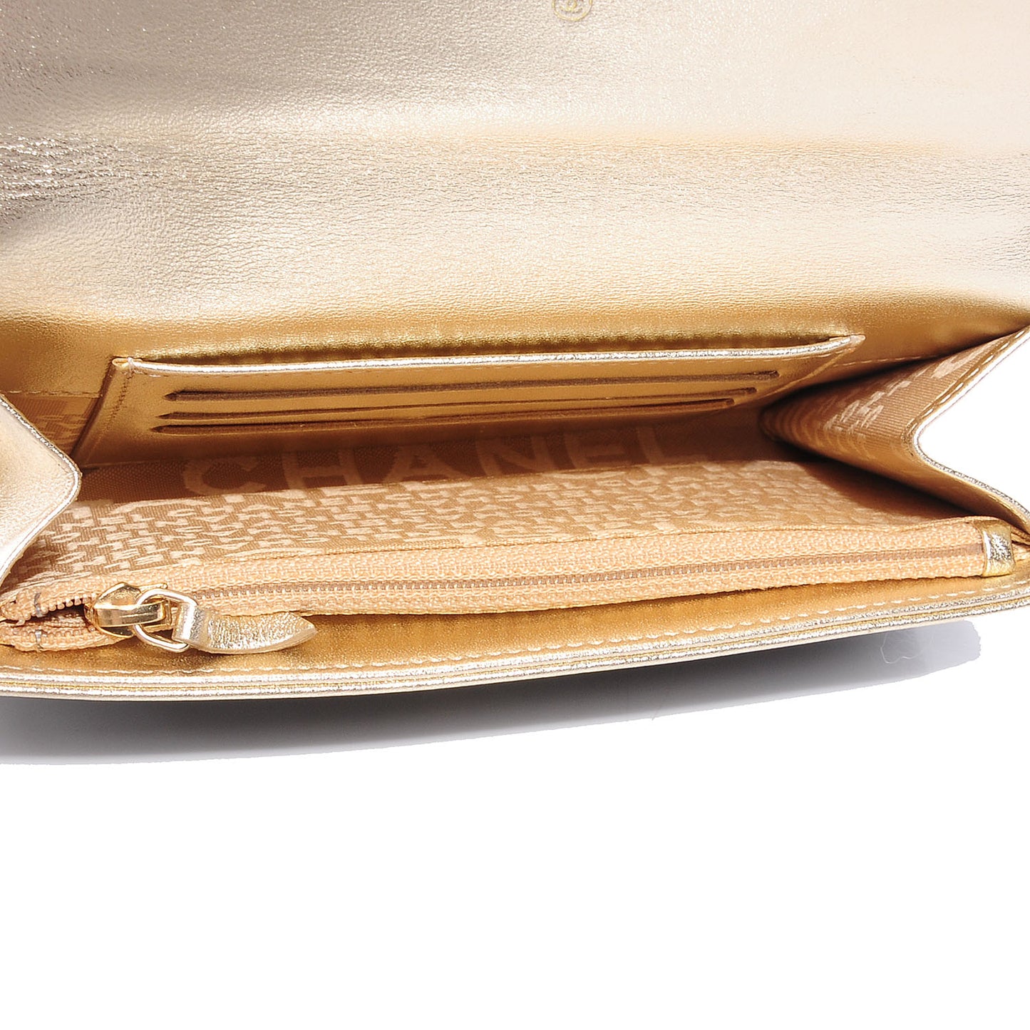 Denim CC Flap Wallet Blue