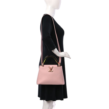 Louis Vuitton Taurillon Resin Murano Capucines BB Rose Jasmin 2 of 9