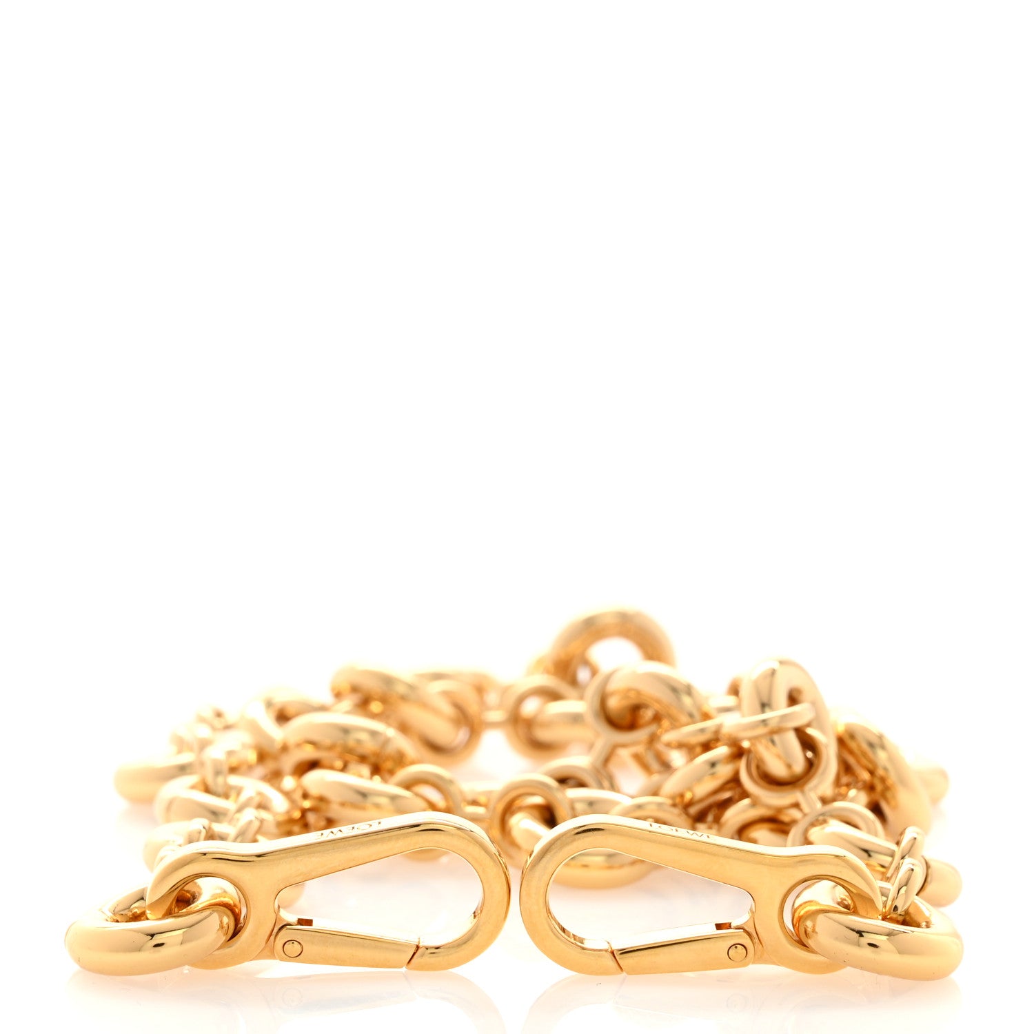 Loewe Brass Donut Chain Shoulder Strap Gold 3 of 4