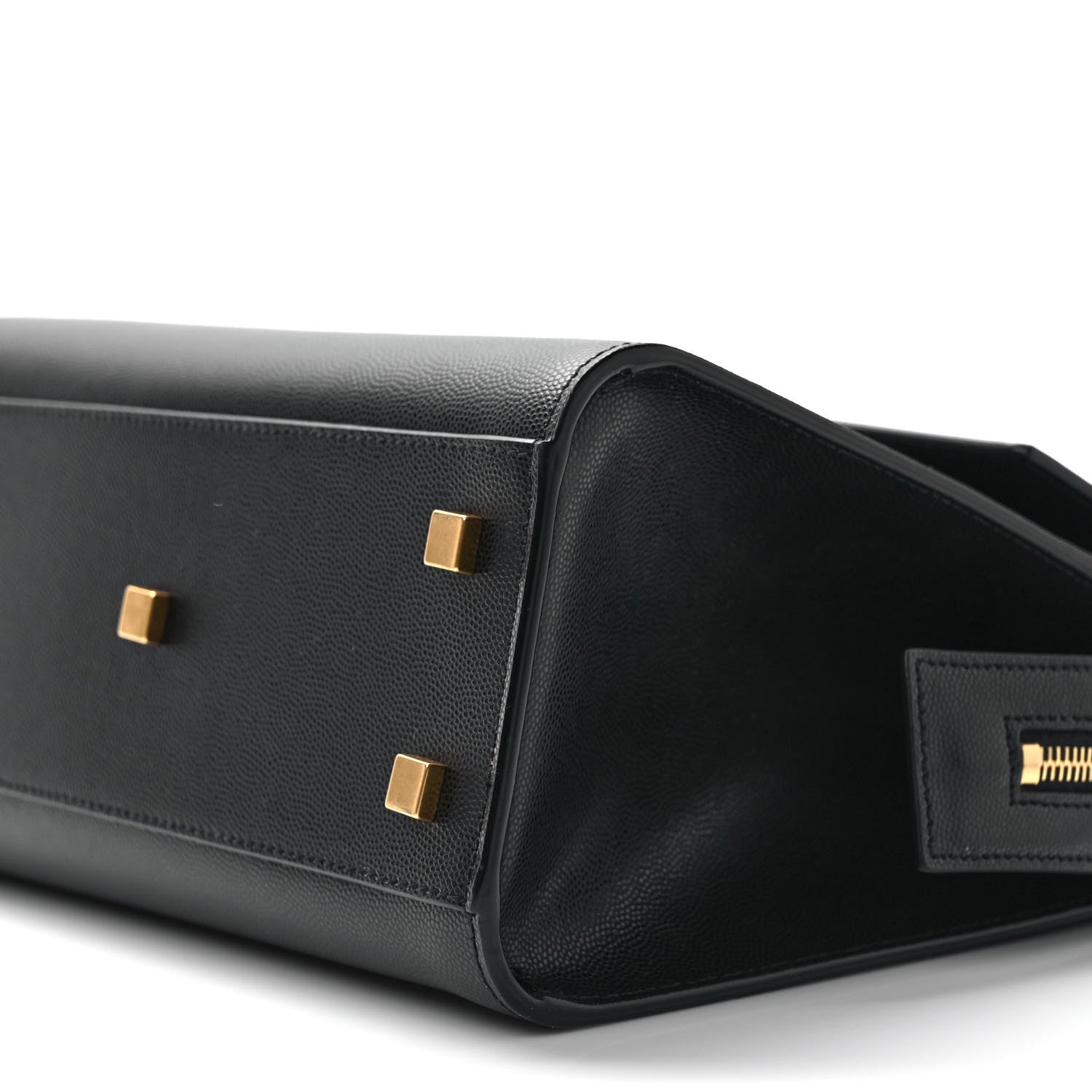 Saint Laurent Grain De Poudre Small Uptown Tote Black 8 of 8