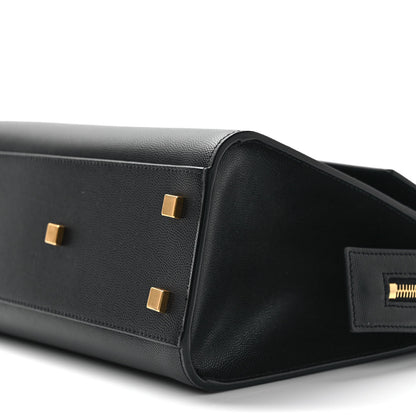 Saint Laurent Grain De Poudre Small Uptown Tote Black 8 of 8