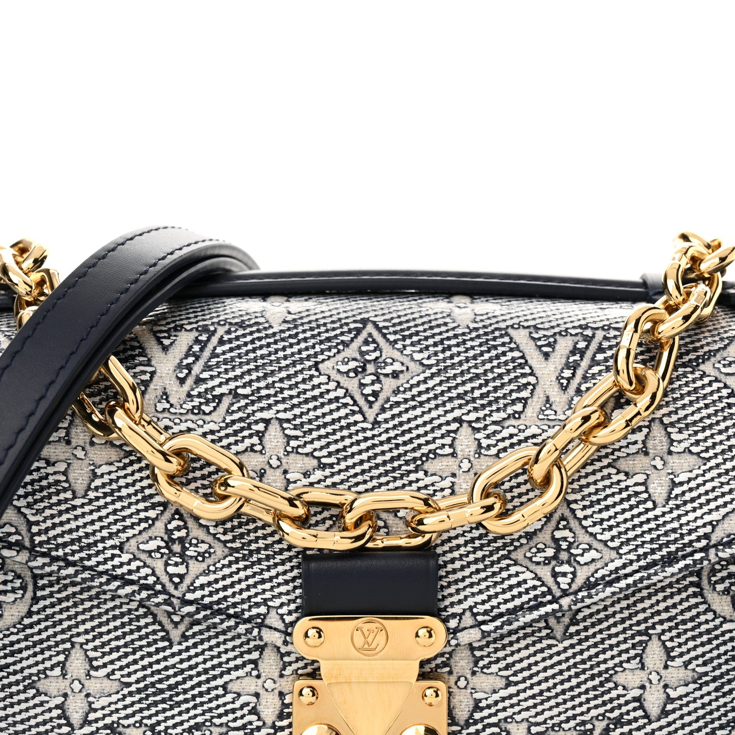 Louis Vuitton Monoglam Pochette Metis East West Blue 7 of 9