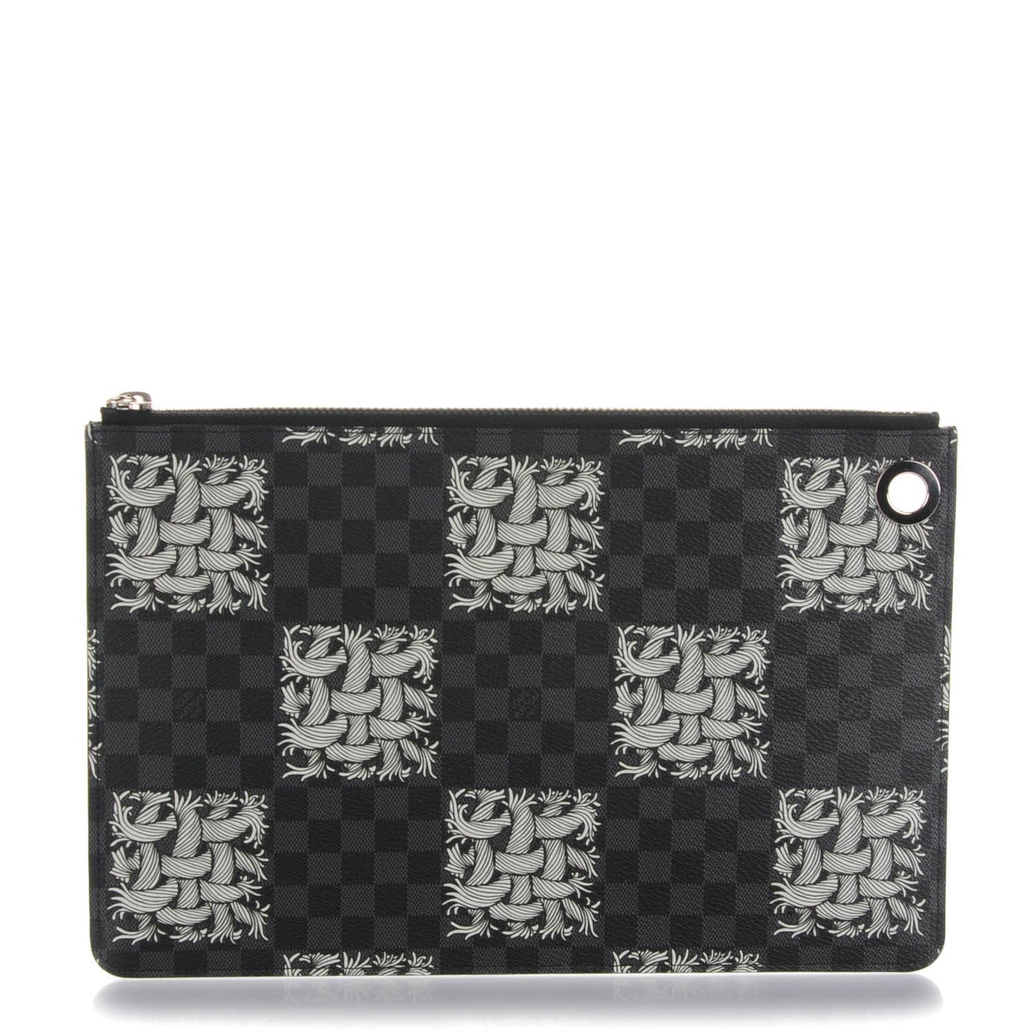 Damier Graphite Rope Pochette Jour PM White