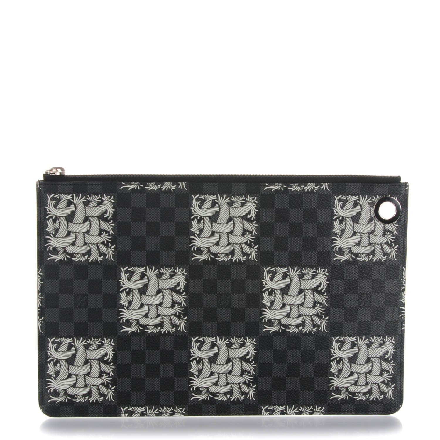 Louis Vuitton Damier Graphite Rope Pochette Jour PM White 1 of 7
