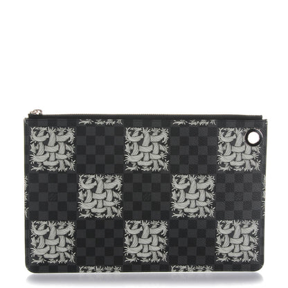 Louis Vuitton Damier Graphite Rope Pochette Jour PM White 1 of 7