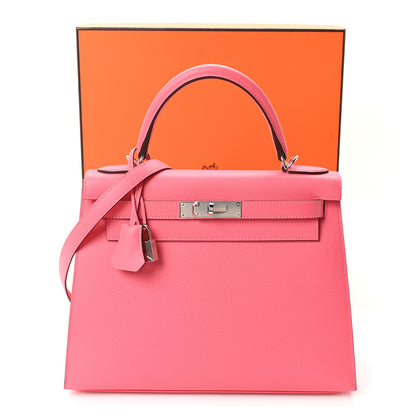 Hermes Epsom Kelly Sellier 28 Rose Azalee 10 of 10