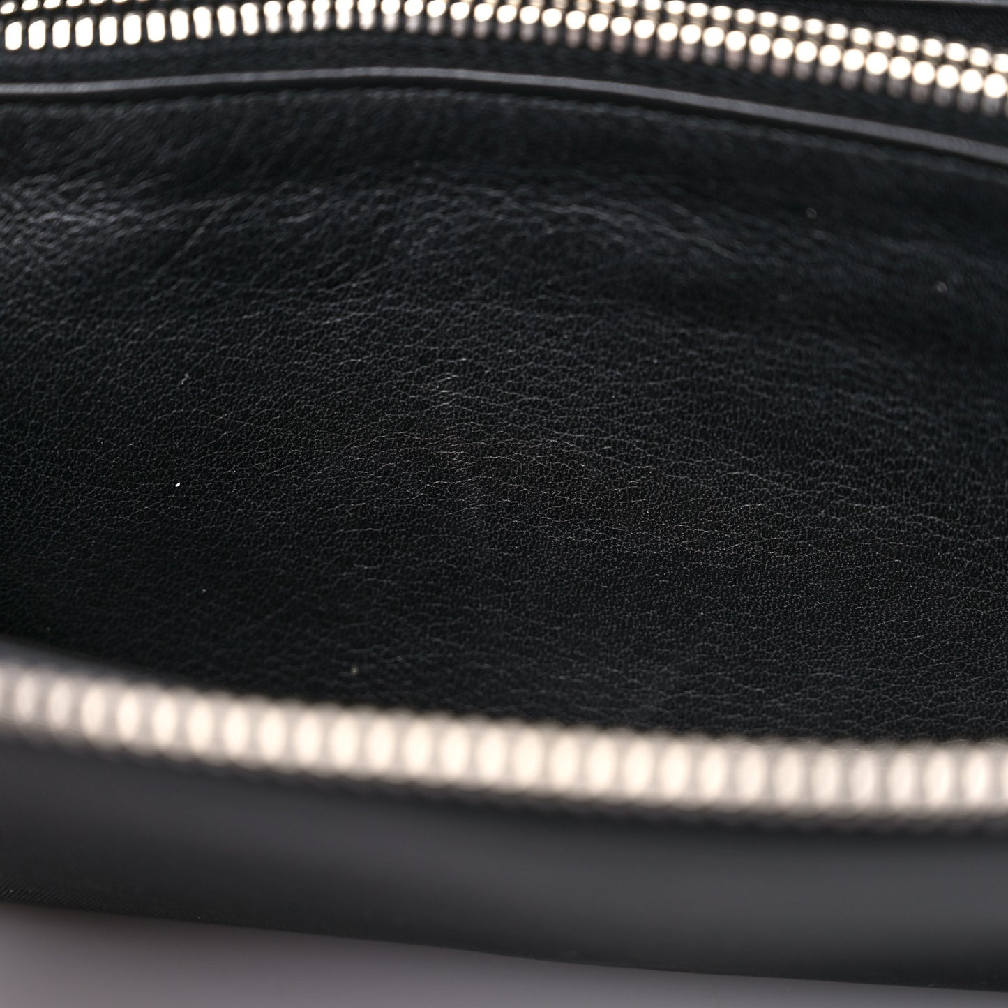Tessuto Nylon Logo Zip Around Wallet Black