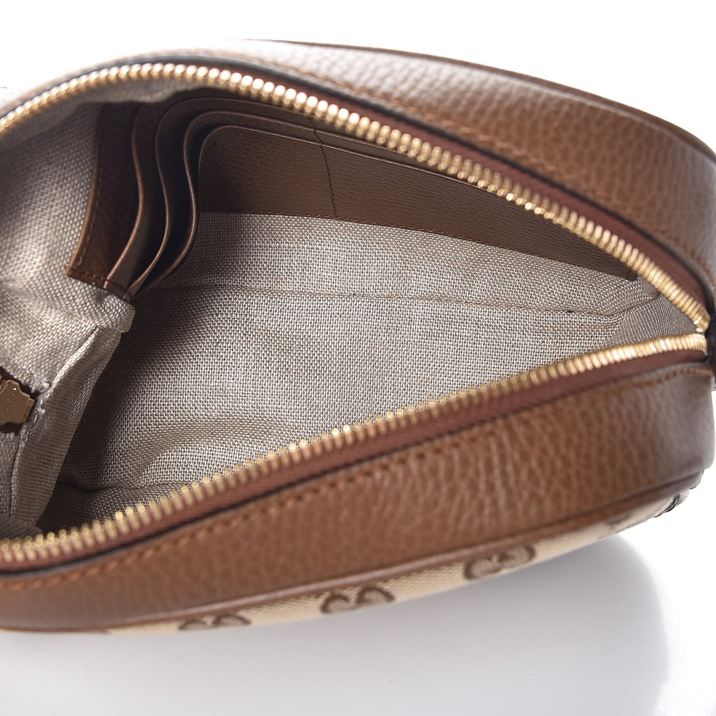 Monogram Mini Bree Messenger Bag Beige Tabacco