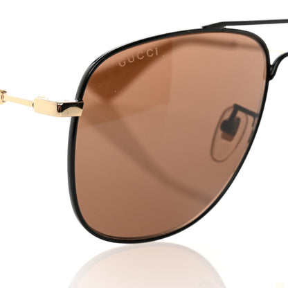 Gucci Aviator Sunglasses GG0514S Gold 8 of 9