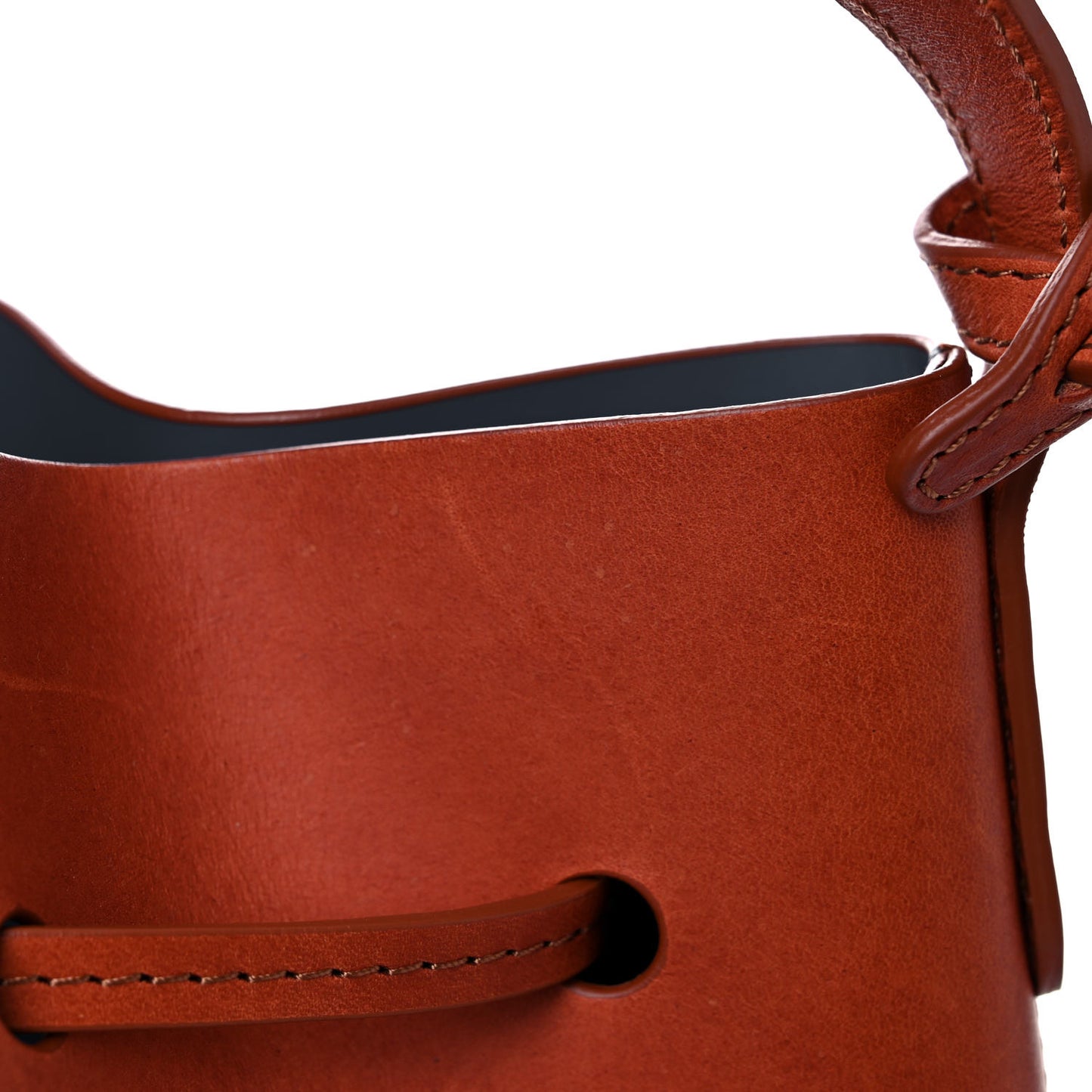 Calfskin Bucket Bag Brandy