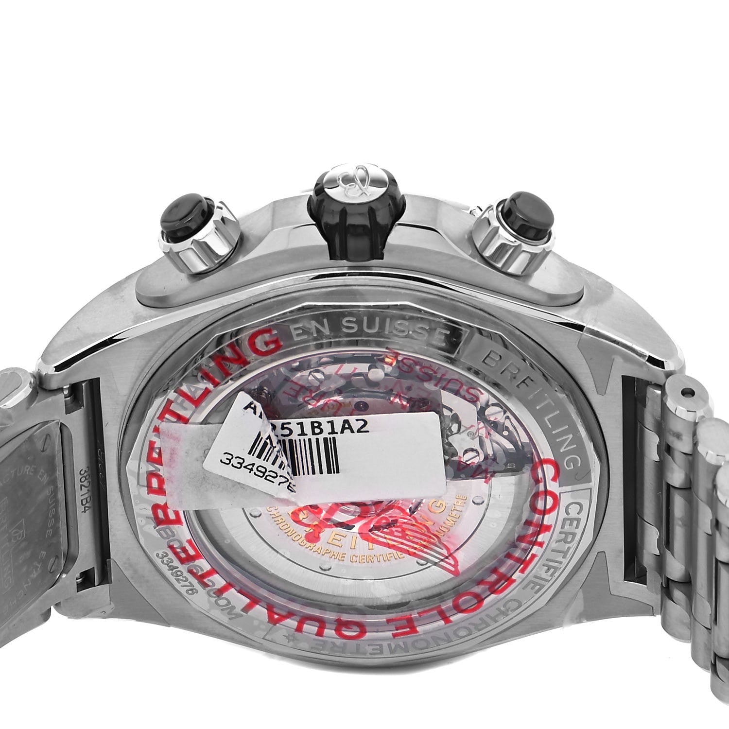 Breitling Stainless Steel 44mm Super Chronomat Automatic Watch Black AB0136251B1A2 4 of 6