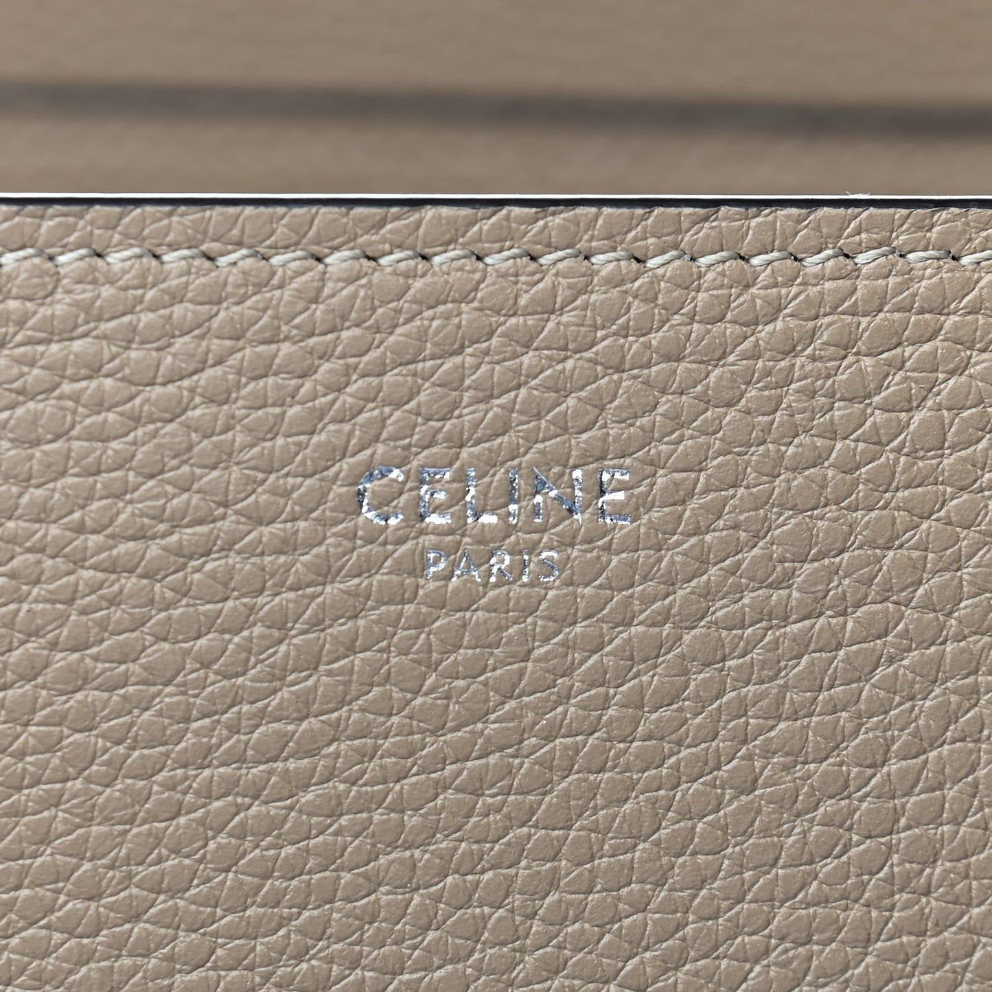 Drummed Calfskin Mini Luggage Dune