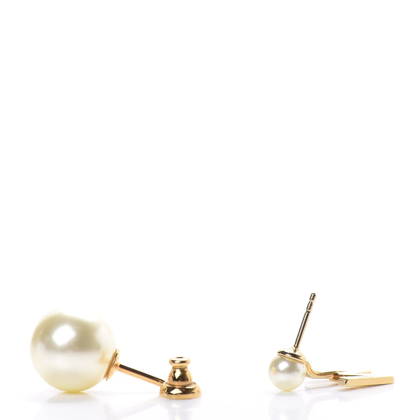 Pearl My ABCDior W Tribale Earring Gold