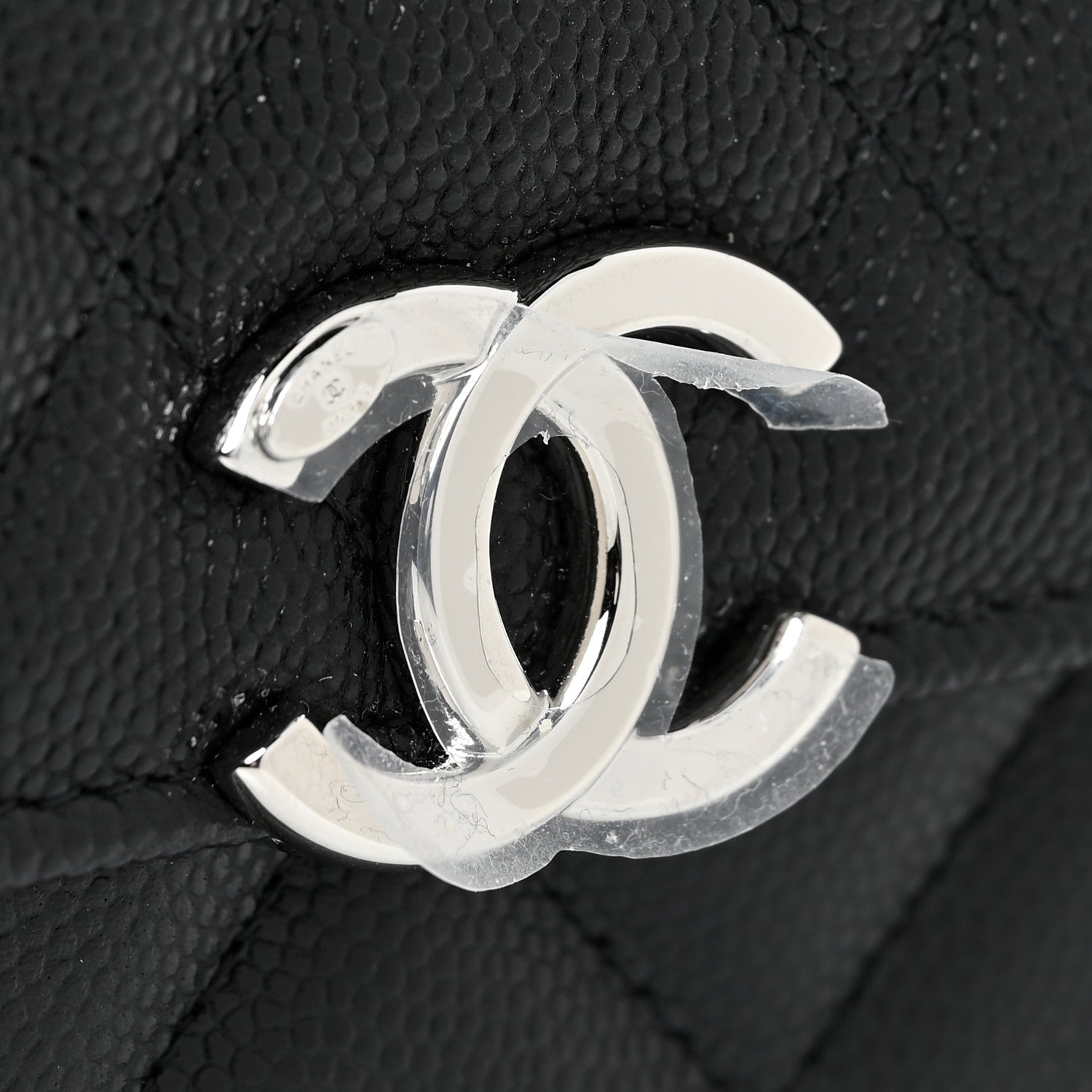 Chanel Caviar Quilted Pick Me Up Clutch With Chain Black 15 of 17