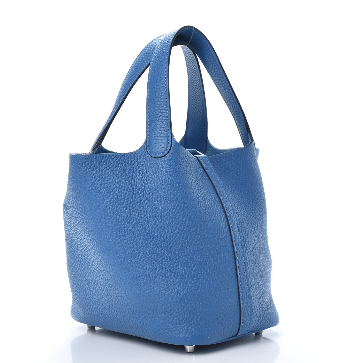 Hermes Taurillon Clemence Picotin Lock 18 PM Mykonos 2 of 10