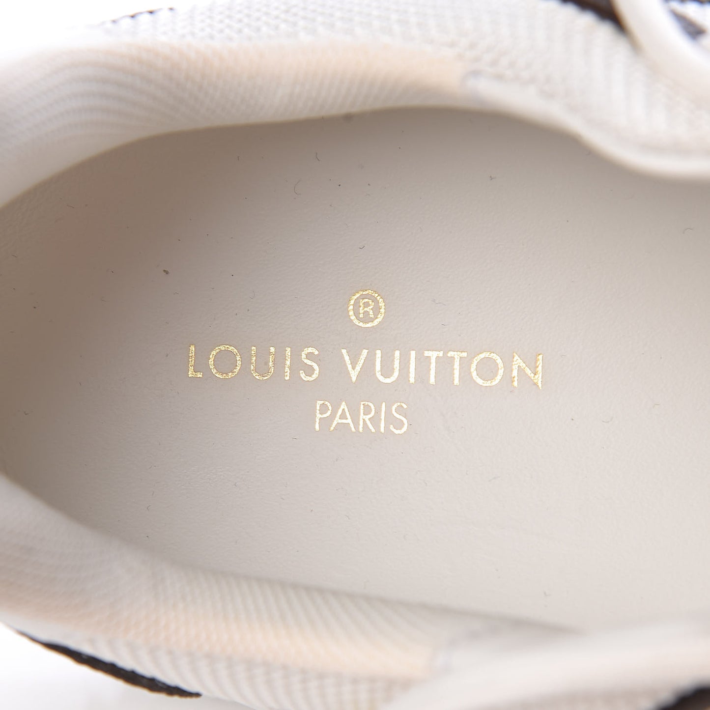 Calfskin Monogram Run Away Sneakers 38 White