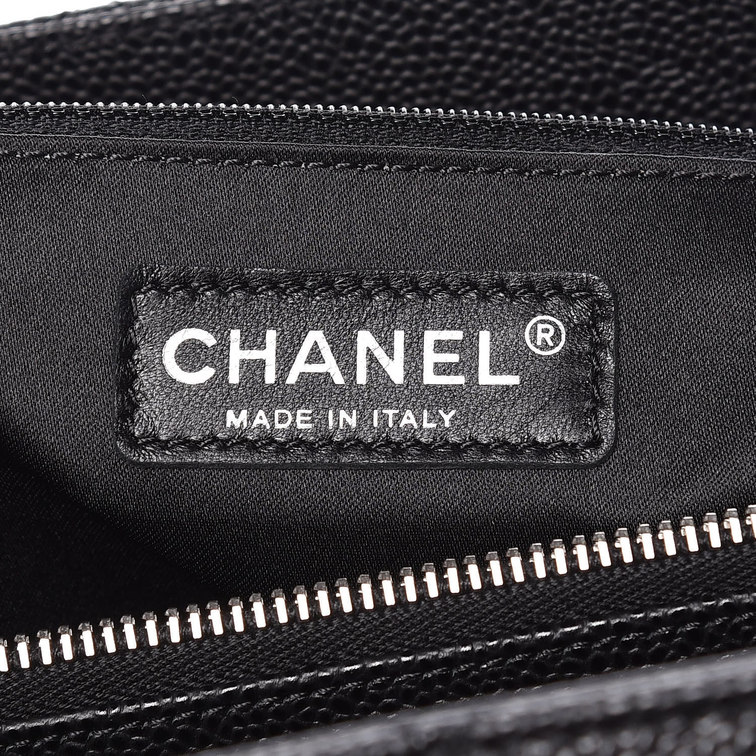 Chanel Caviar Quilted XL Grand Shopping Tote GST Black 8 of 10