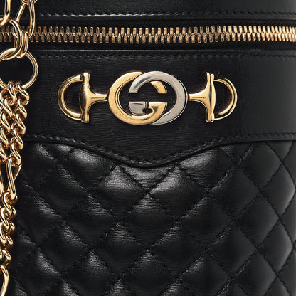 Gucci Calfskin Trapuntata Zumi Belt Bag Black 8 of 14