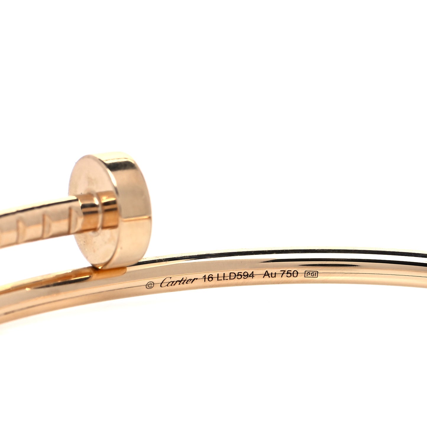 18K Yellow Gold Small Juste Un Clou Bracelet 16