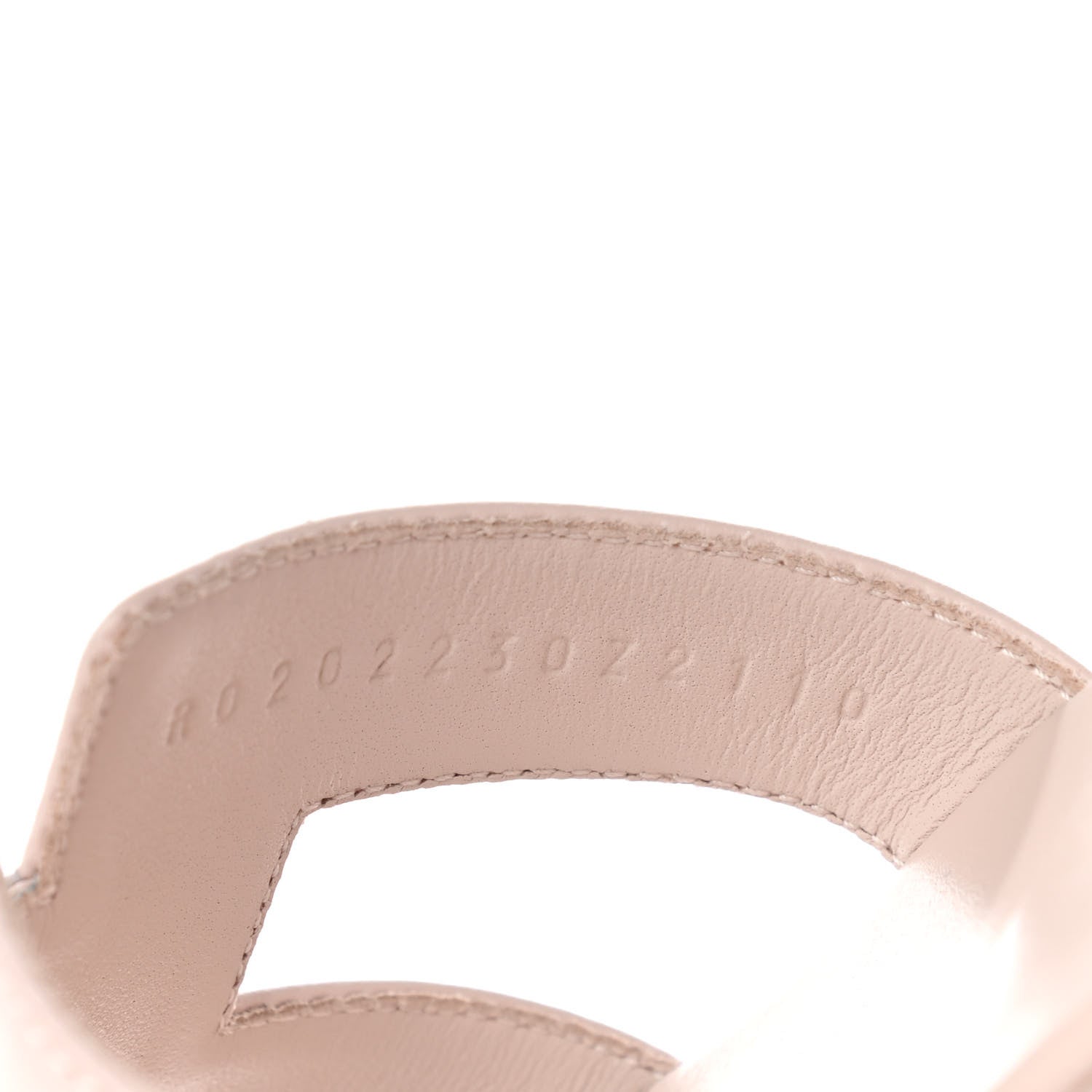 Hermes Calfskin Oran Sandals 36 Rose Petale 8 of 8