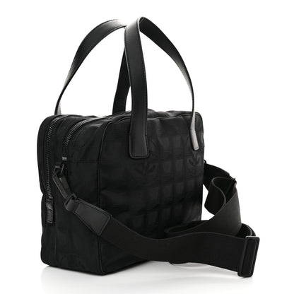 Chanel Nylon Travel Shoulder Bag Black 3 of 10
