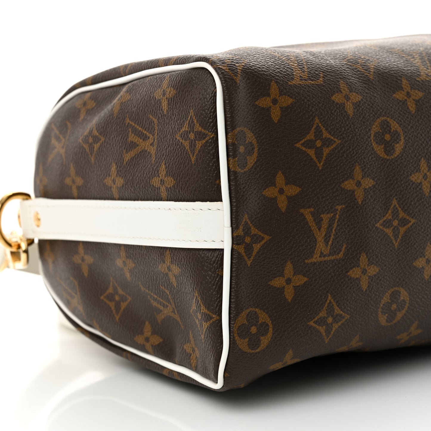 Monogram LV Match Speedy Bandouliere 25 White