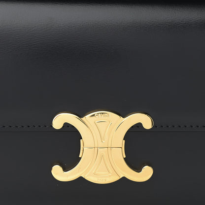 Celine Shiny Calfskin Nano Triomphe Black 8 of 11