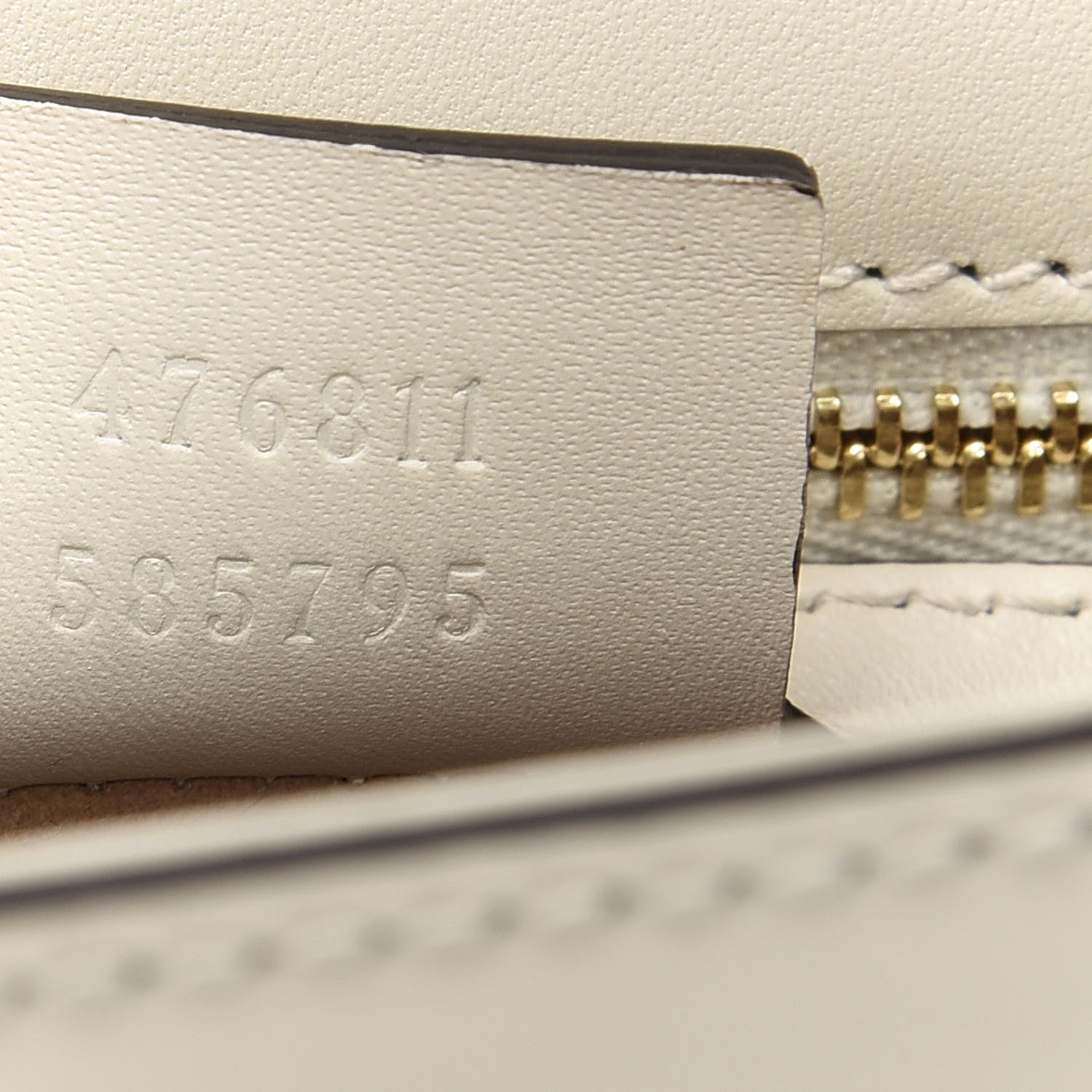 Gucci Calfskin Sylvie Belt Bag Off White 9 of 11