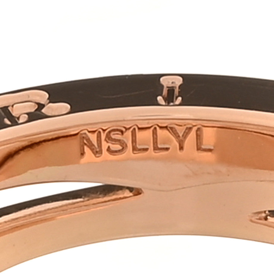 18K Rose Gold B.Zero1 Legend Four-Band Ring 58 8.5