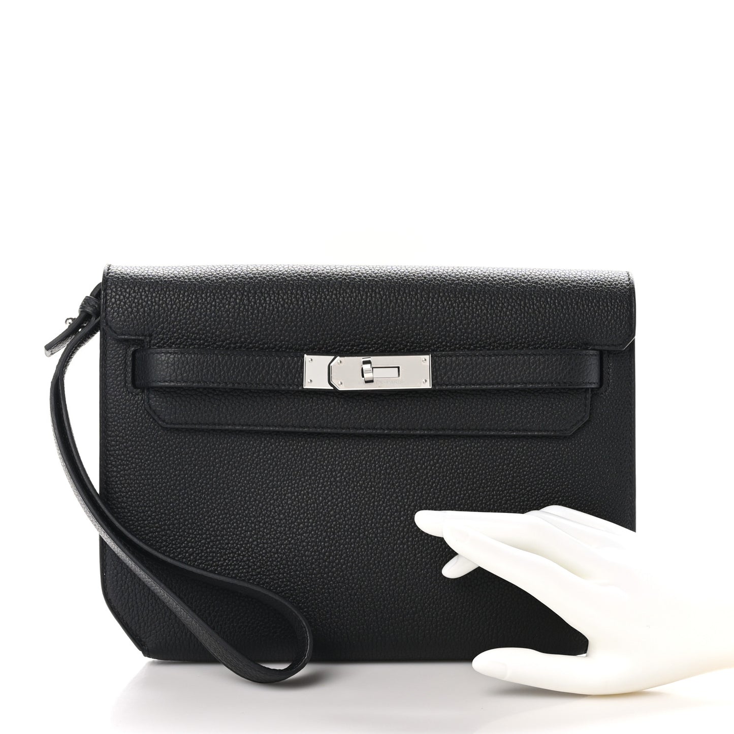 Togo Verso Kelly Depeches 25 Pouch Black Bamboo