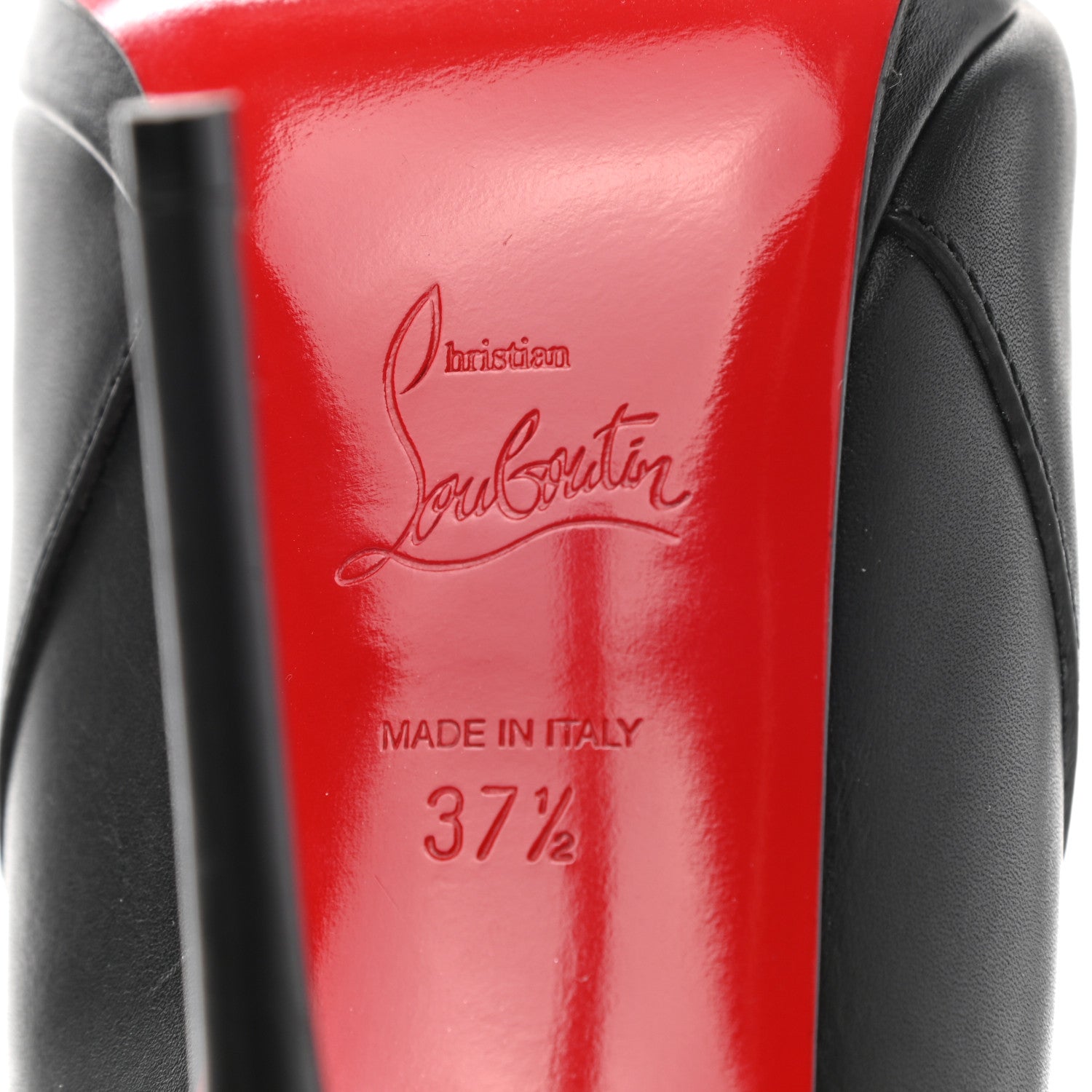 Christian Louboutin King Calf Bootstagram 120 Ankle Boots 37.5 Black 6 of 8