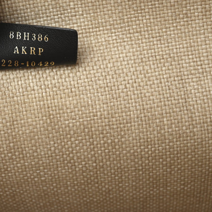 Fendi Straw Vitello King Plexiglass Woven Medium Fendi Sunshine Shopper Tote Natural Black 7 of 11