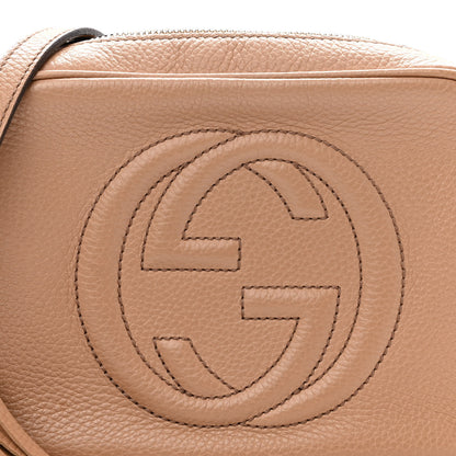 Gucci Pebbled Calfskin Small Soho Disco Bag Camelia 8 of 12