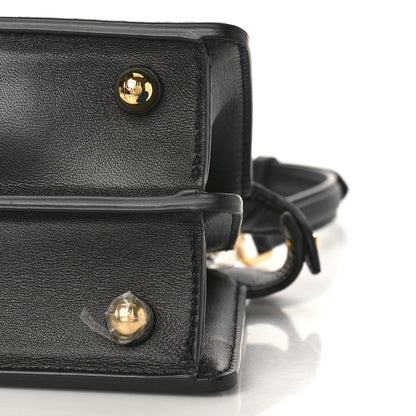 Fendi Shiny Nappa Petite Peekaboo I SEE U Satchel Black 8 of 8