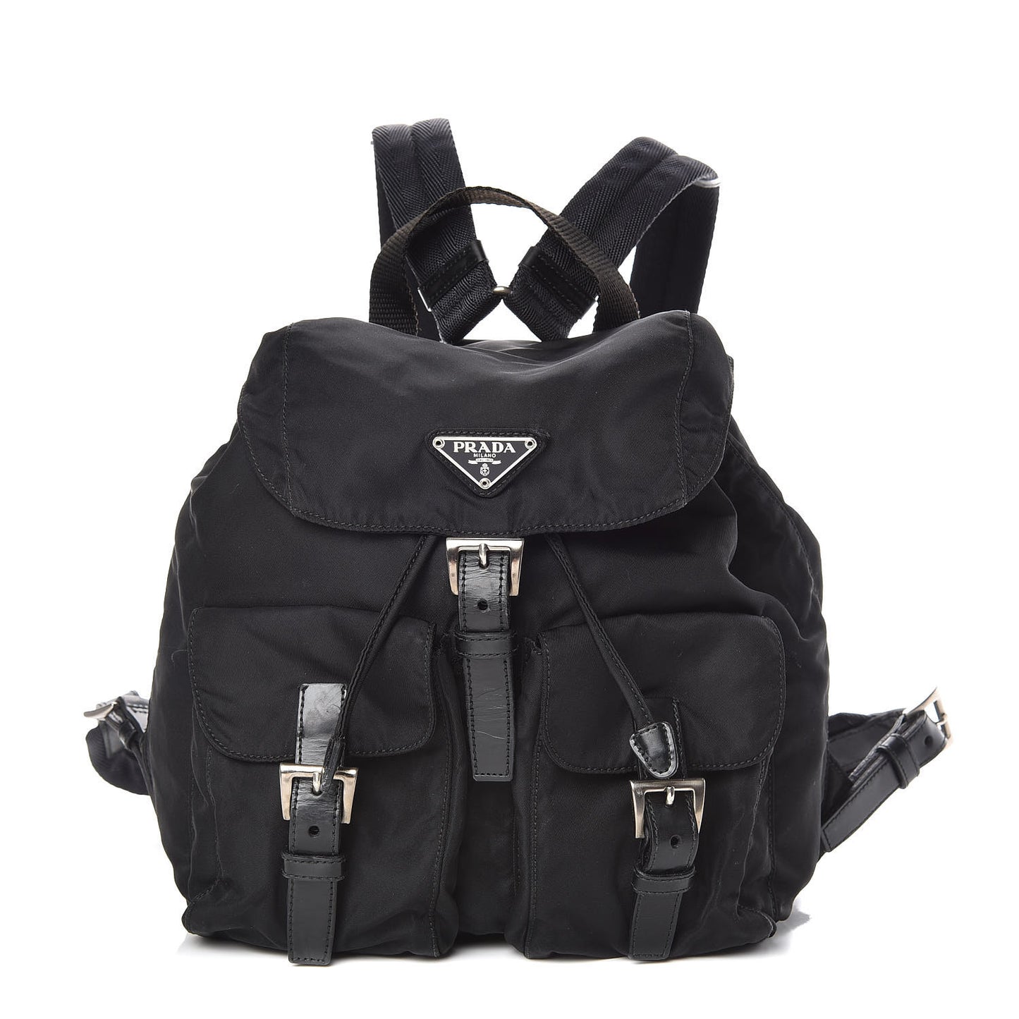 Nylon Vela Small Backpack Black