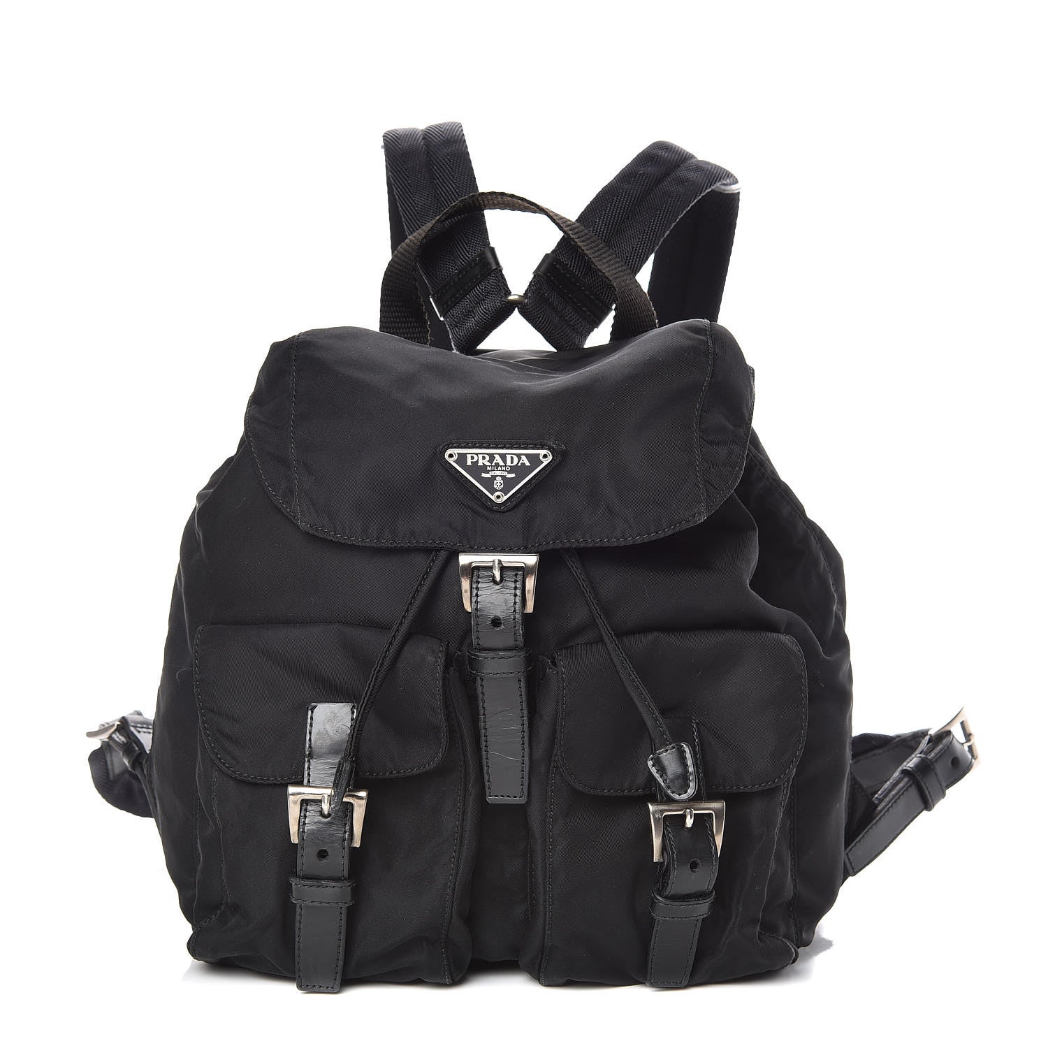 Prada Nylon Vela Small Backpack Black 1 of 9