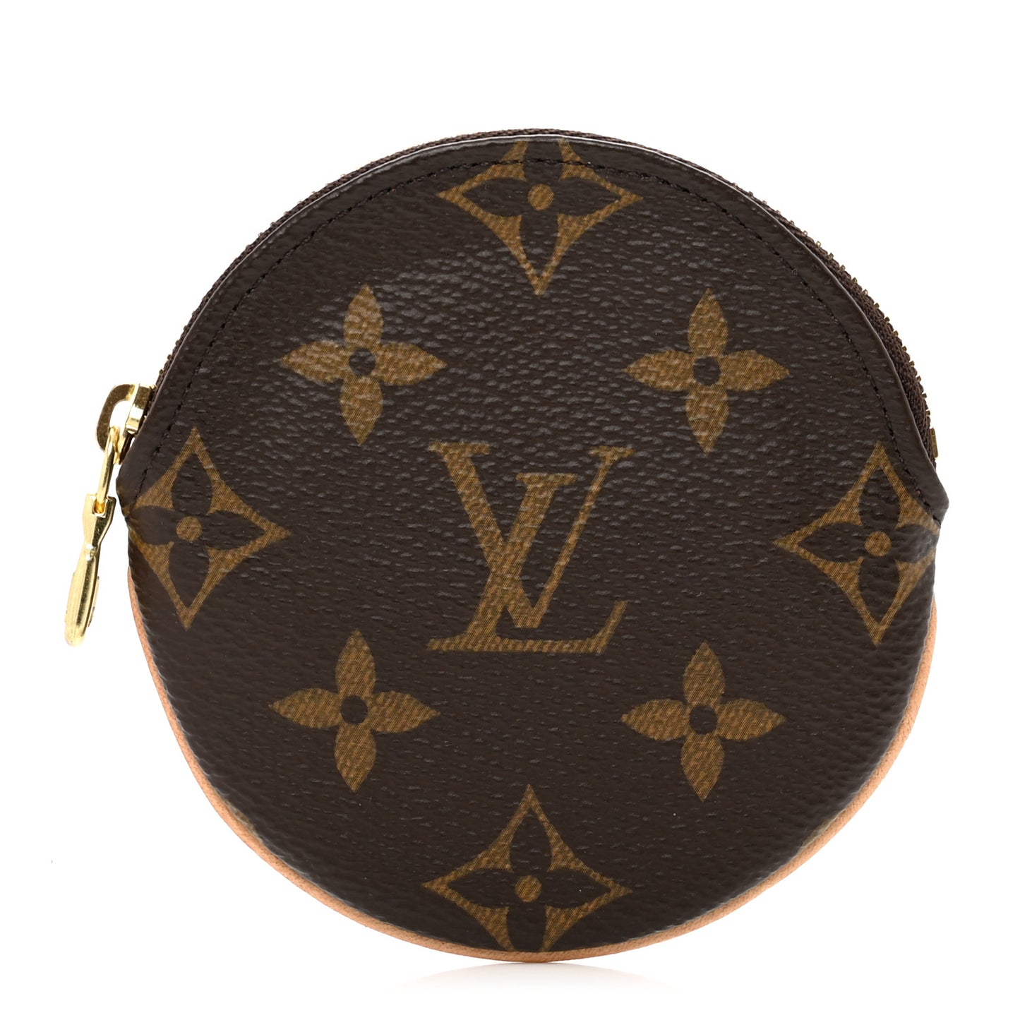 Monogram Round Coin Purse