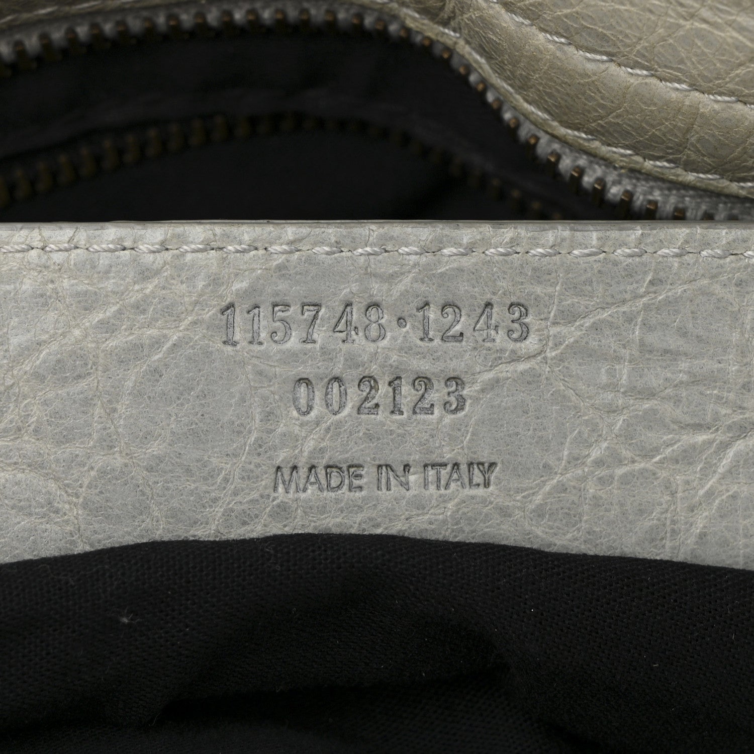 Balenciaga Agneau Classic Hardware City Gris Ciment 8 of 15