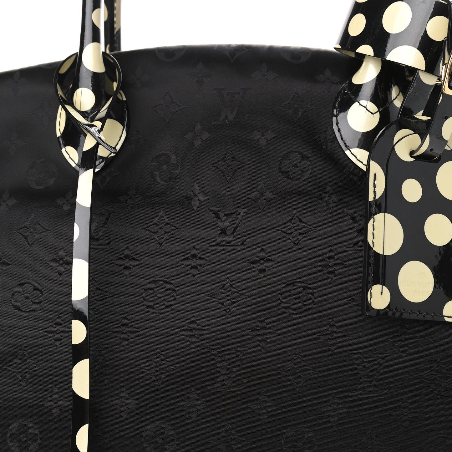 Nylon Kusama Infinity Dots Lockit Vertical MM Black White