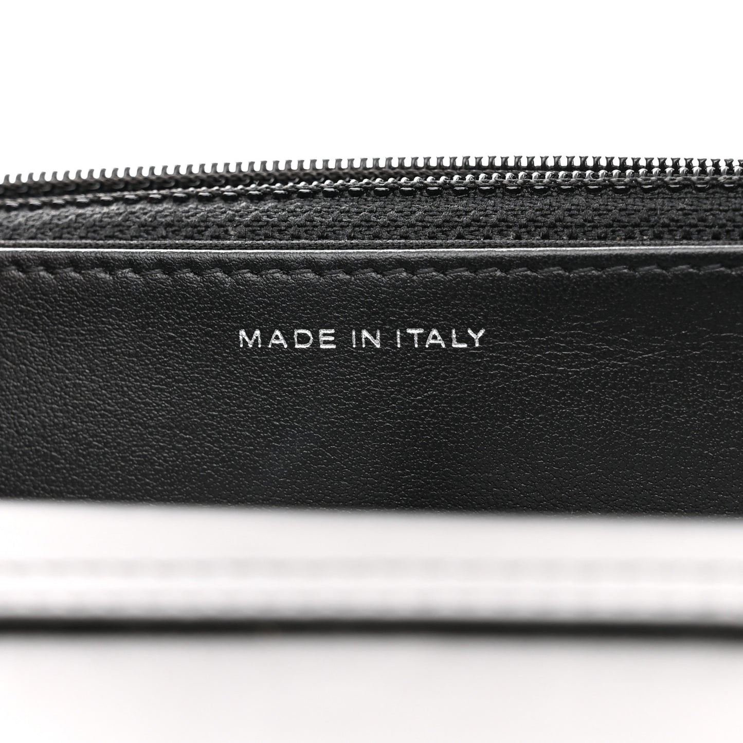 Caviar Camellia Embossed Wallet On Chain WOC Black