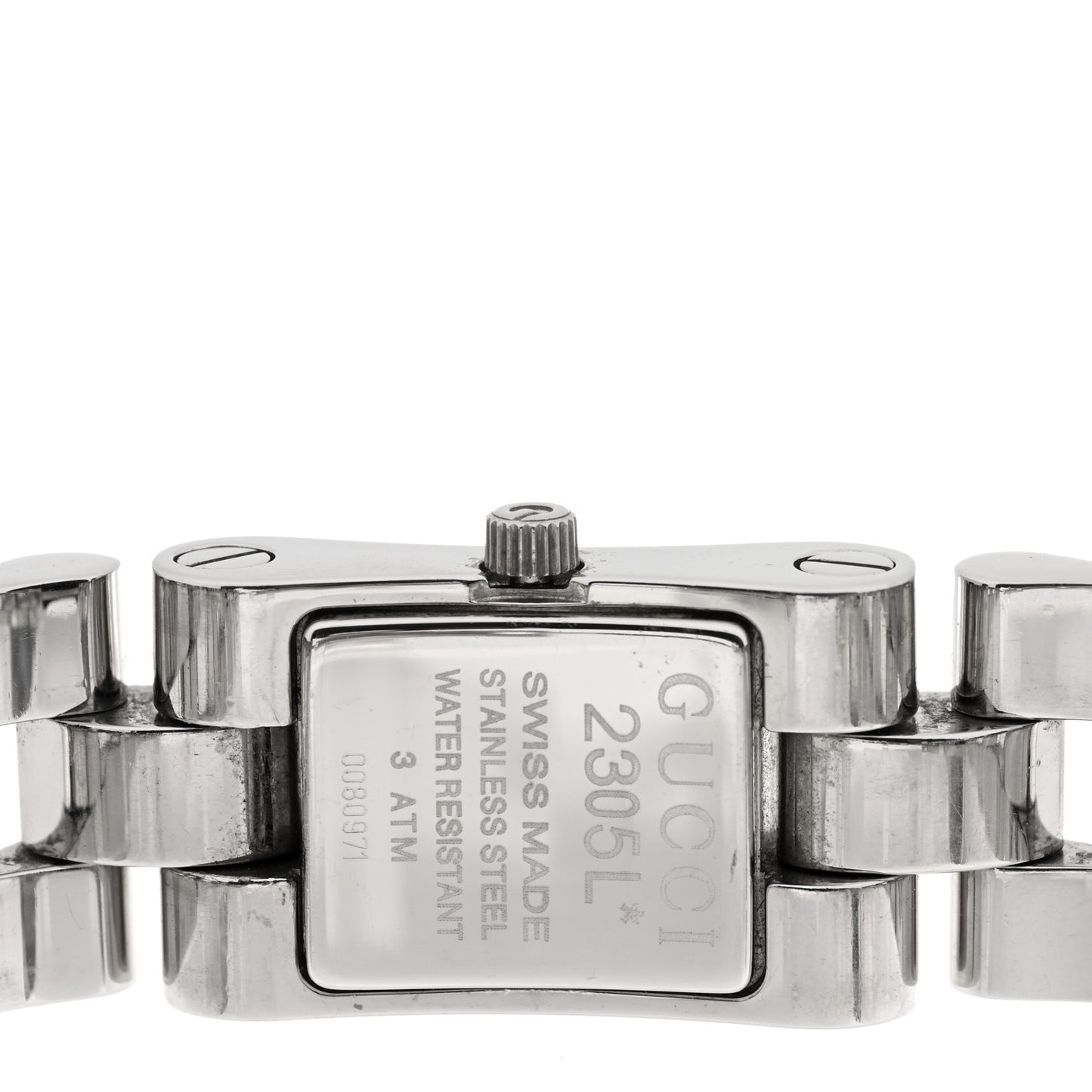 Stainless Steel 17mm 2305L Quartz Watch Black