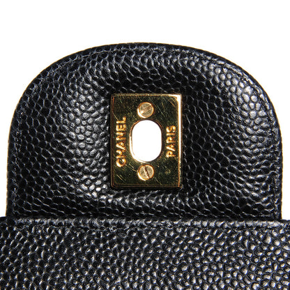 Chanel Caviar Quilted Maxi Double Flap Black 7 of 10