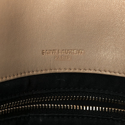 Saint Laurent Lambskin Patchwork Monogram Medium Jamie Beige 7 of 11