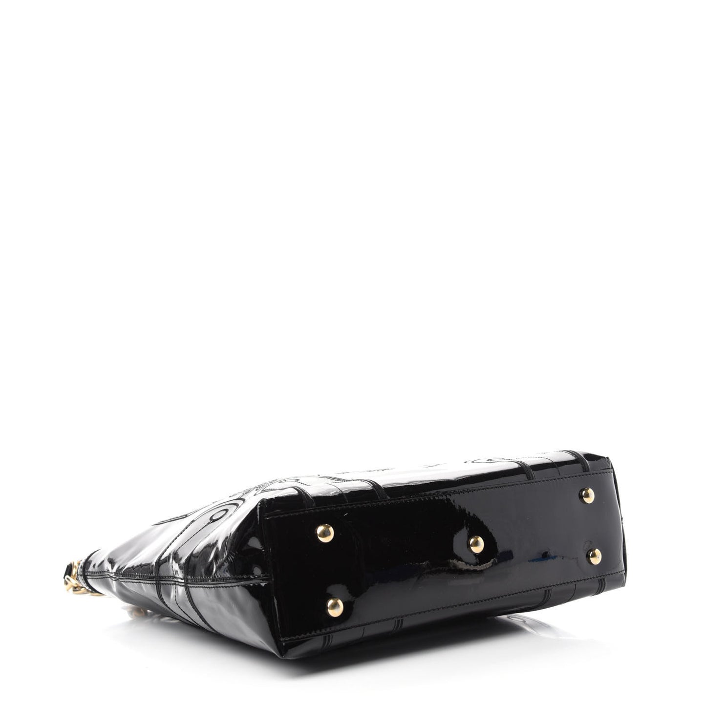 Patent Medusa Tote Black