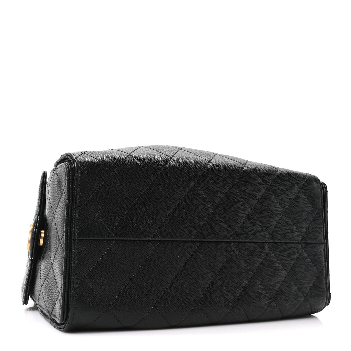 Caviar Quilted Small Chanel 25 Handbag Black