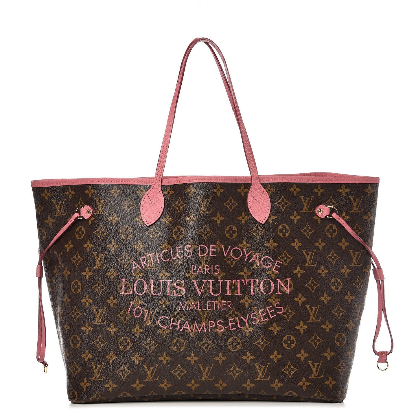 Monogram Articles de Voyage Ikat Neverfull GM Rose Velours