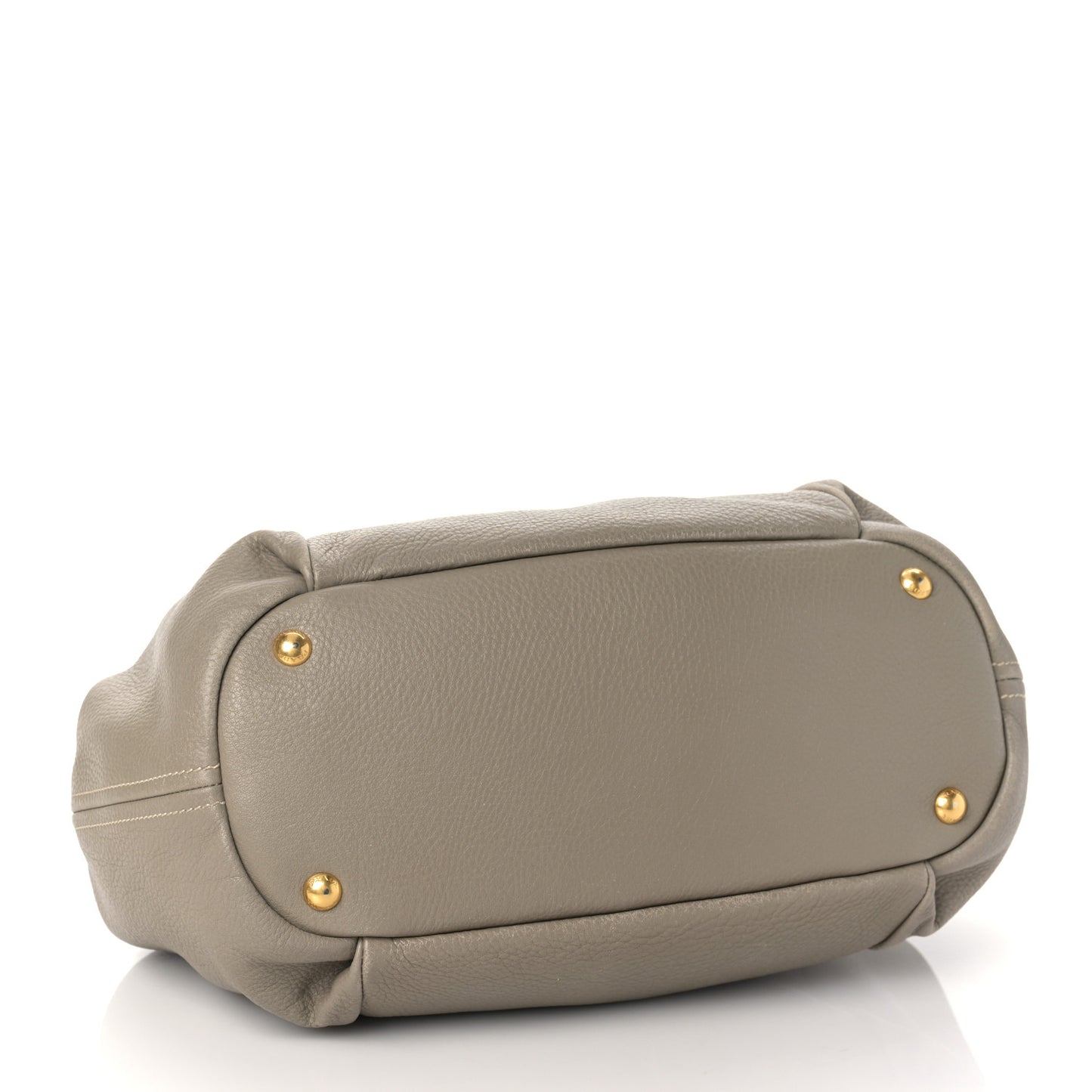 Vitello Daino Shoulder Bag Argilla