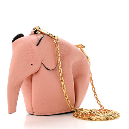 Loewe Calfskin Mini Elephant Crossbody Bag Pink 3 of 9